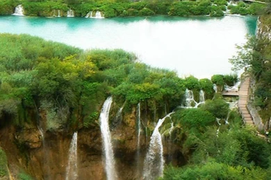 Nature Fairy Waterfall Forest Landscape iPhone 6 Wallpapers ...