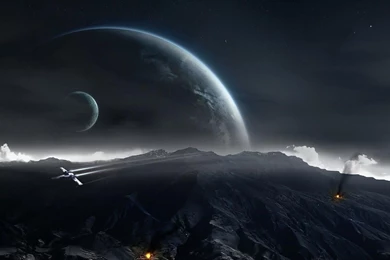 Space Dark Planet Desktop Wallpapers Hd Wallpapers Free To ...