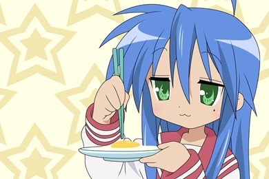 Download Wallpapers 2560x1600 Izumi Konata, Lucky Star, Girl, Eggs ...