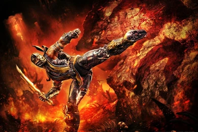 Mortal Kombat 9 Scorpion Vs Sub Zero   Wallpaper.