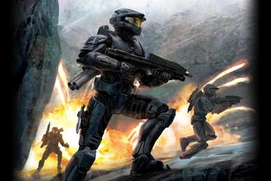 Halo Assault Rifle Explosions Guns Spartan Wallpapers   (