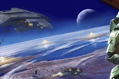 Halo Dual Screen Spartan Wallpapers