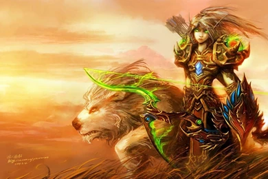 Video Games, World Of Warcraft, Blood Elf, Hunter, Archers ...