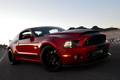 Wallpapers Ford Red Headlights Front Shelby GT500 Super Snake Wide ...