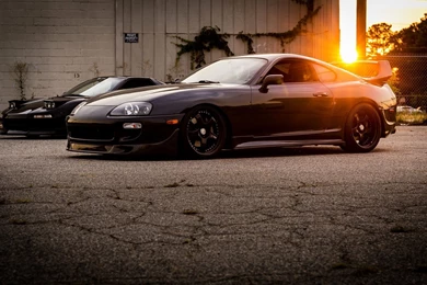 Download Wallpapers 2048x1152 Toyota, Supra, Side View, Light HD HD ...