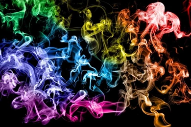 Rainbow Smoke Desktop Wallpapers