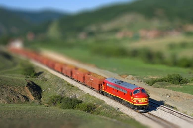 Download Wallpapers 3840x2160 Railroad, Train, Nature, Movement 4K ...