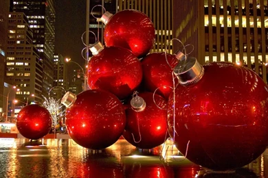 Christmas, Globes, Background, Computer, Desktop (