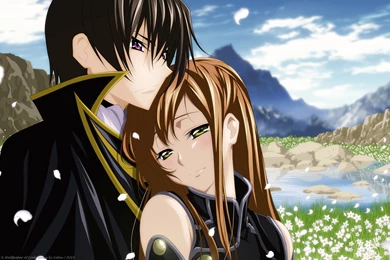 Code Geass Lelouch And Shirley   Wallpaper.