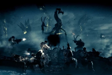 Widescreen, Background, Fight, Gears (