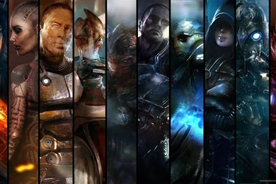 Download 1920x1080 Mass Effect Characters Pane Wallpapers