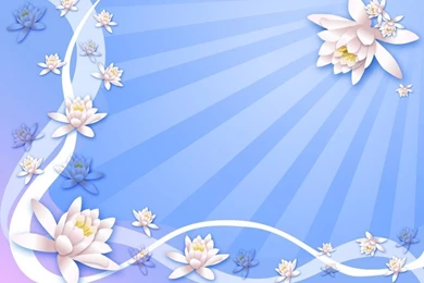 Free Pastel Flowers Backgrounds For PowerPoint   Flower PPT Templates