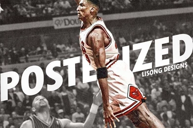 Scottie Pippen Posterized By Lisong24kobe On DeviantArt