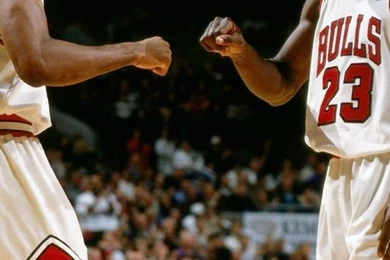 Download Michael Jordan With Scottie Pippen Wallpapers For iPhone 4