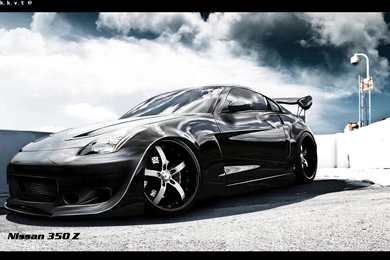Black Nissan 350Z Modified   Image