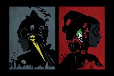 Batman DC Comics Comics The Joker Harley Quinn Catwoman Fan Art ...