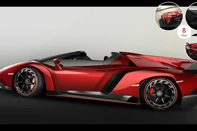 Lamborghini Veneno Roadster (2014)   Side