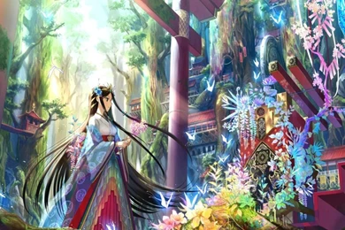 Anime Girls iPad 1 & 2 Wallpapers