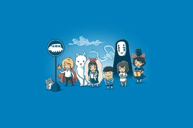 Download Wallpapers 2048x2048 Art, Hayao Miyazaki, Anime New iPad ...