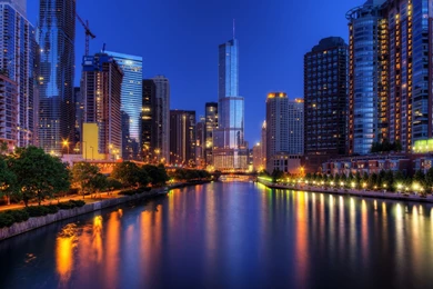 Gallery For Chicago By Night Wallpapers