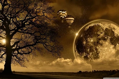 Night Sepia HD Desktop Wallpapers : Widescreen : High Definition ...