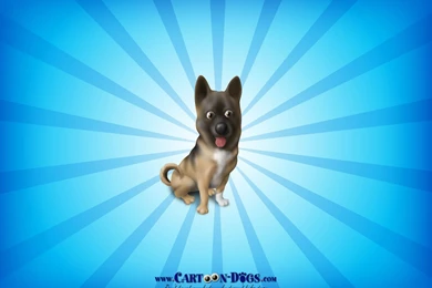 Akita   Cartoon Dogs Wallpapers (35806749)   Fanpop