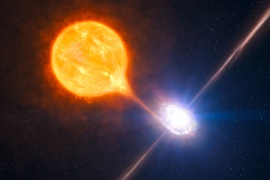 Black Hole Sucking A Star Wallpapers