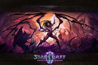Starcraft 2 Heart Of The Swarm Swarm Kerrigan Widescreen Hd ...