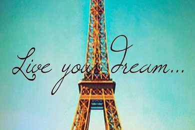 Live Your Dream Paris Eiffel Tower Parallax iPhone 6 Plus HD ...