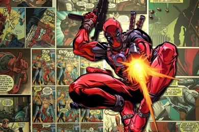 Deadpool Pop Up Comic Computer Wallpapers, Desktop Backgrounds ...