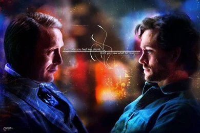 Hannibal And Will   Less Alone (wallpaper) By Thecannibalfactory ...