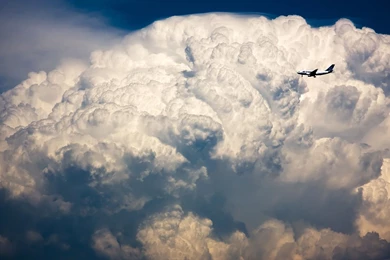 The Plane Of A Storm Cloud Wallpapers And Images   Wallpapers ...