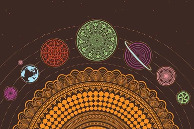 Planets In The Solar System Wallpapers   Vector Wallpapers