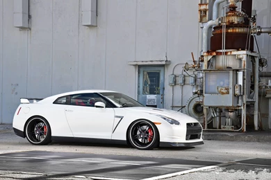 Nissan GTR R35 White Car >> HD Wallpaper, Get It Now!