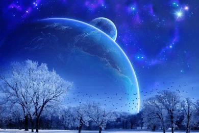 Dark Blue Abstract Painting Wallpapers HD