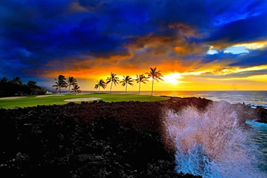 Hawaii Sunset Wallpaper Images