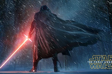 Kylo Ren In The Snowy Night   Star Wars: The Force Awakens ...