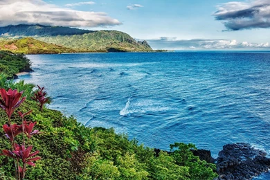 View Of Bali Hai Mount Makana From Pali Ke Kua Princeville Kauai ...