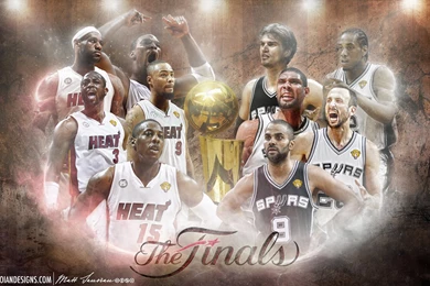 NBA Finals Heat Vs Spurs Wallpapers   Streetball