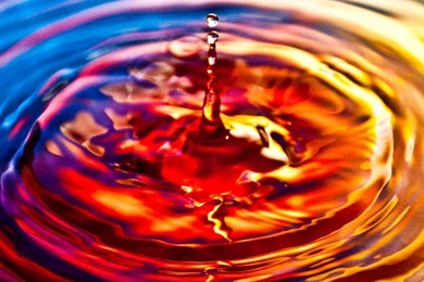 Nice Colorful Water Drops Wallpapers