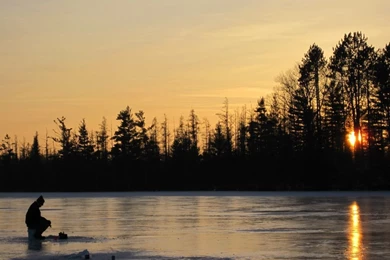 Ice Fishing In Michigan
