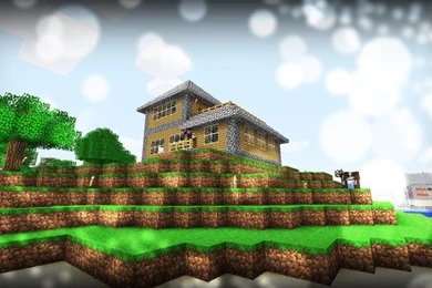 House On Mine [Minecraft Wallpaper] By Woelim On DeviantArt