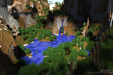 Minecraft    Plains Village (UHD Wallpaper) By ...