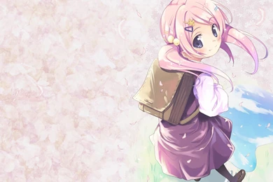 Anime Schoolgirl With Pink Hair Wallpapers And Images   Wallpapers ...