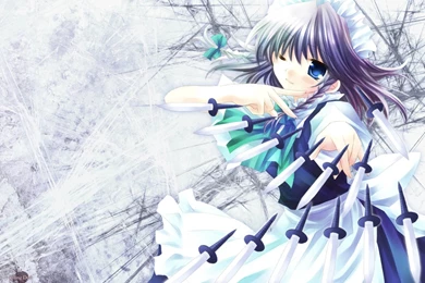 Anime Schoolgirl With Knives Wallpapers And Images   Wallpapers ...