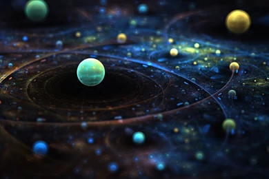 3D Space Scene Wallpapers Free