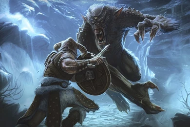 Download Wallpapers 2048x1152 Elder Scrolls 5, Skyrim, Battle HD HD ...