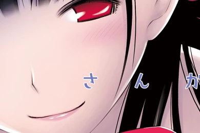 Download Wallpapers 3840x1200 Sankarea, Girl, Smile, Gloves, Close ...