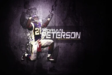 Adrian Peterson Minnesota Vikings Celebration