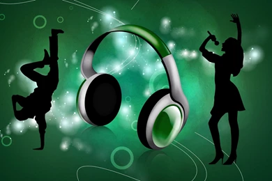 Green Headphone Wallpapers